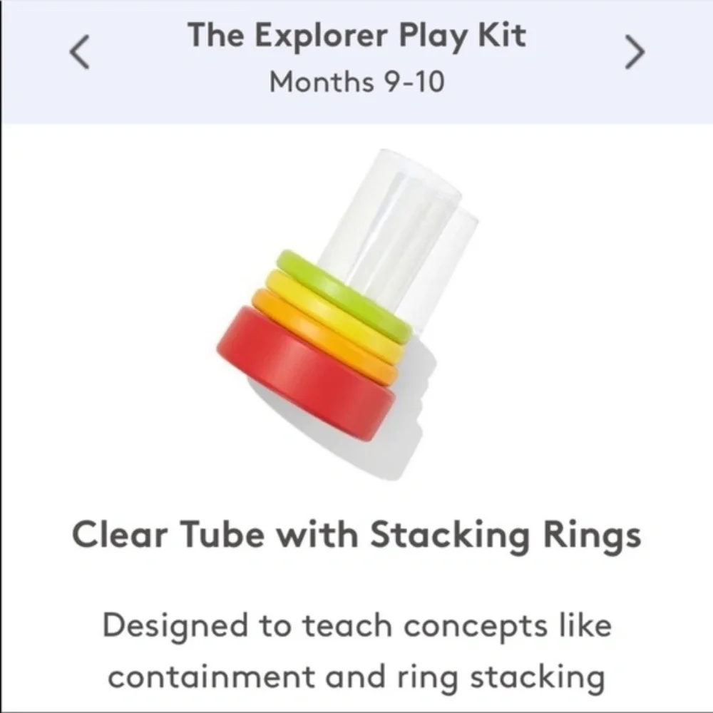 New Partial Lovevery Explorer Play Kit‎